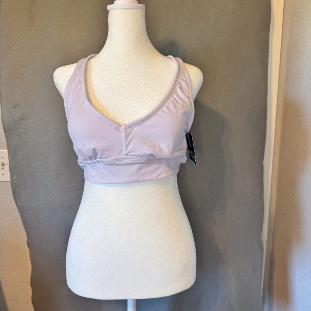 DSG Purple Bikini with Wide Straps and Scoop Neckline. NWT